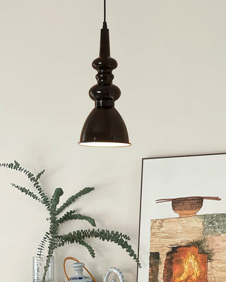 Aurvaror Nordic Art Noir Suspension Lumière