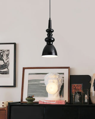 Aurvaror Nordic Art Noir Suspension Lumière