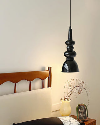 Aurvaror Nordic Art Noir Suspension Lumière