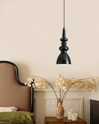Aurvaror Nordic Art Noir Suspension Lumière