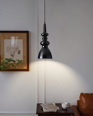 Aurvaror Nordic Art Noir Suspension Lumière