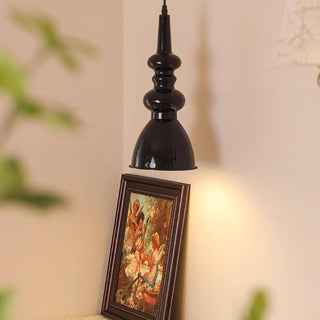 Aurvaror Nordic Art Noir Suspension Lumière