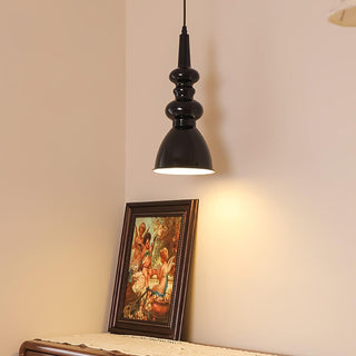 Aurvaror Nordic Art Noir Suspension Lumière
