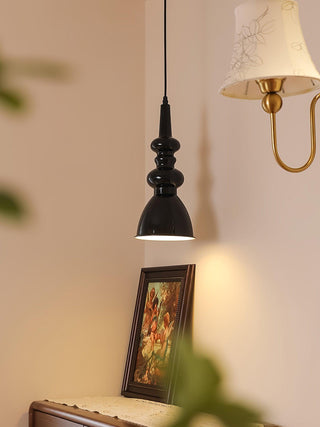 Aurvaror Nordic Art Noir Suspension Lumière