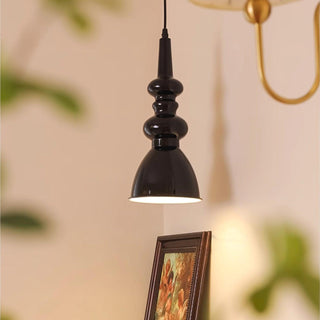 Aurvaror Nordic Art Noir Suspension Lumière