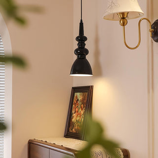Aurvaror Nordic Art Noir Suspension Lumière