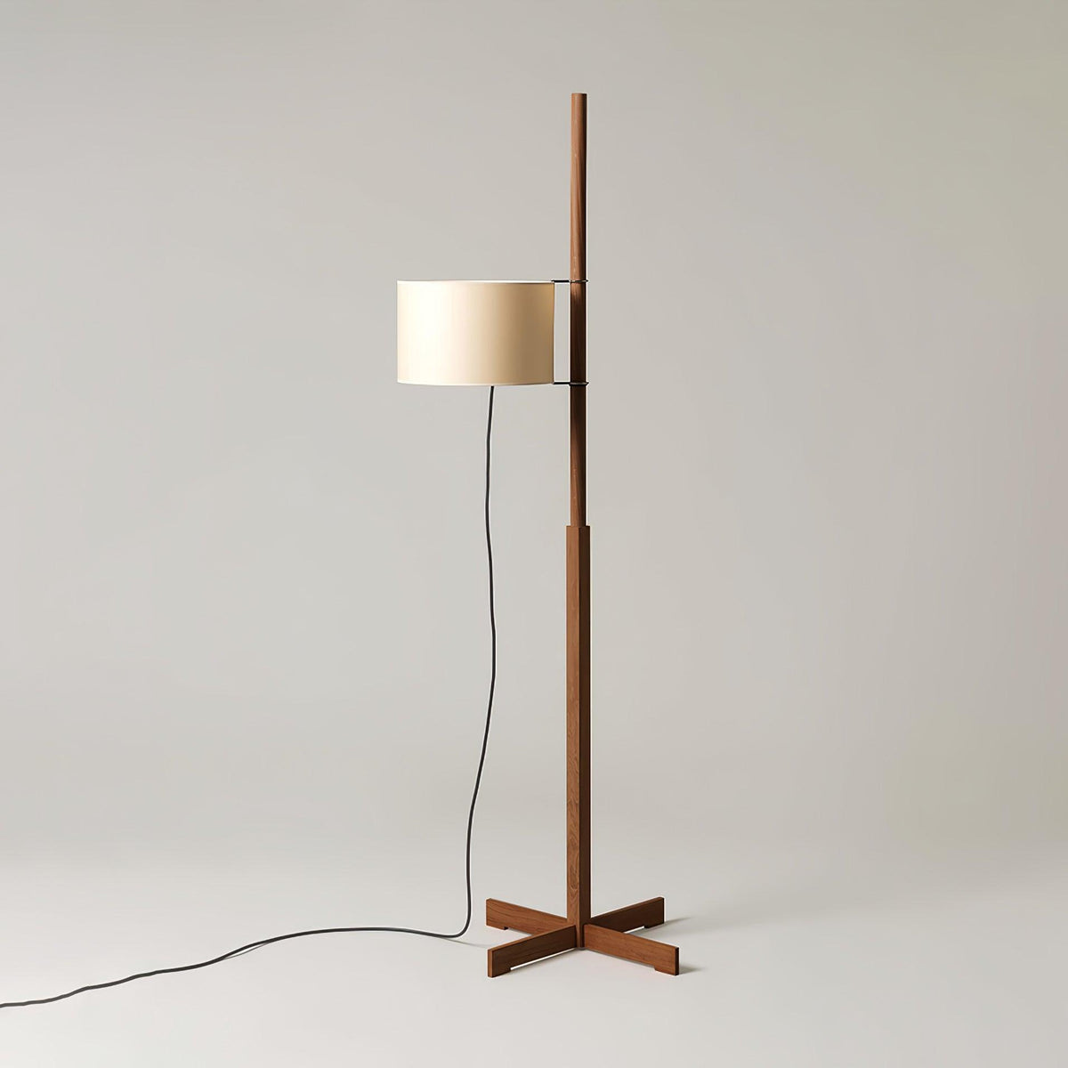 Vindis Lampadaire Bois Tissu