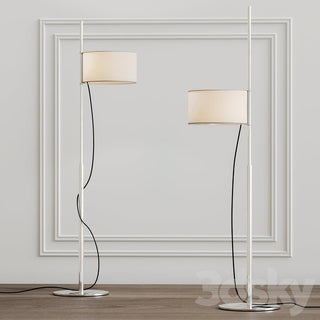 Vindis Lampadaire Bois Tissu