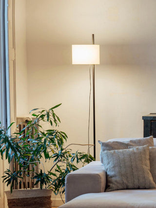 Vindis Lampadaire Bois Tissu
