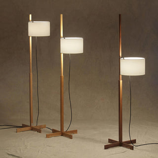 Vindis Lampadaire Bois Tissu