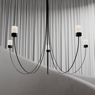 Lustra Lustre Verre Élégance Balancée