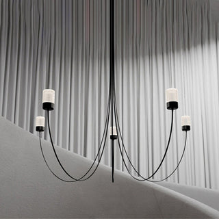 Lustra Lustre Verre Élégance Balancée