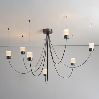Lustra Lustre Verre Élégance Balancée
