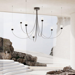 Lustra Lustre Verre Élégance Balancée