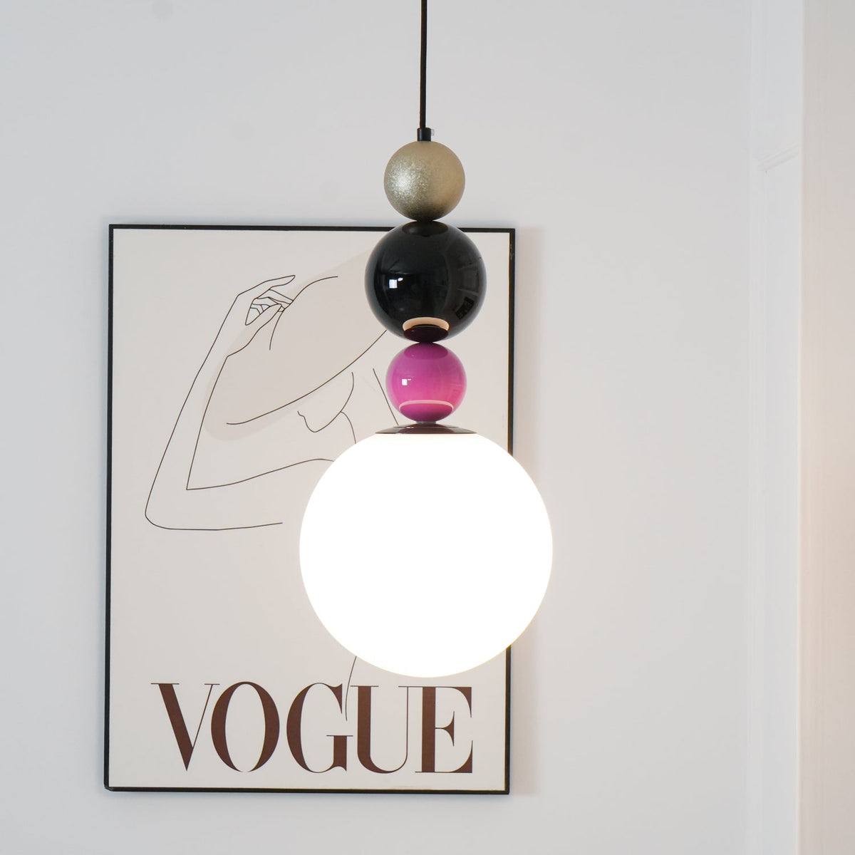 Candy Round Ball Pendant Light-Neutral Decor