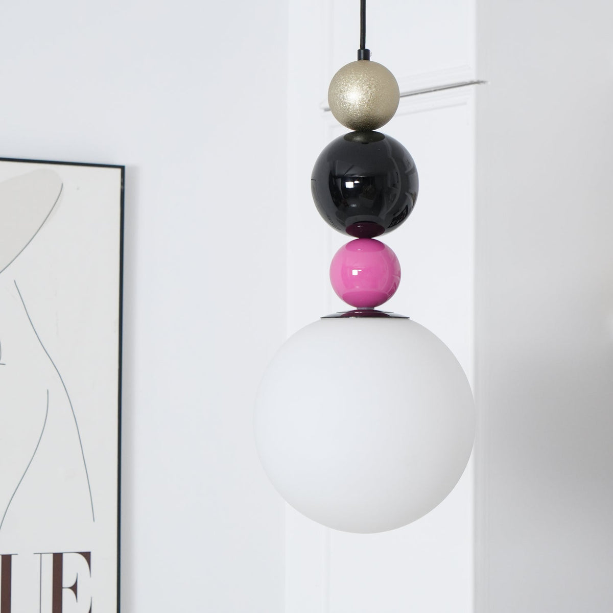 Candy Round Ball Pendant Light-Neutral Decor