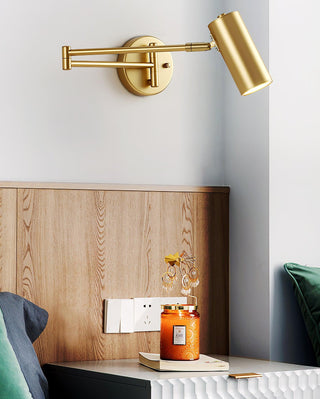 Lustra Applique Murale Laiton Bras Pivotant Réglable