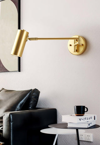 Lustra Applique Murale Laiton Bras Pivotant Réglable