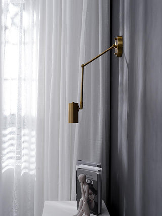 Lustra Applique Murale Laiton Bras Pivotant Réglable