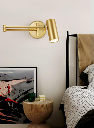Lustra Applique Murale Laiton Bras Pivotant Réglable