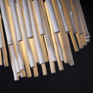Nyphaiel Lustre en Bois Luxe Postmoderne