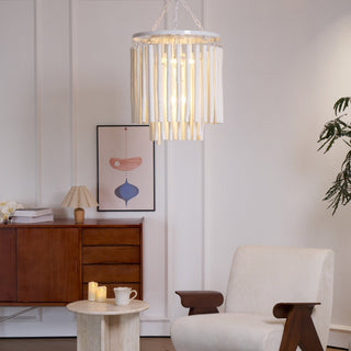 Nyphaiel Lustre en Bois Luxe Postmoderne
