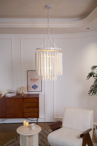 Nyphaiel Lustre en Bois Luxe Postmoderne