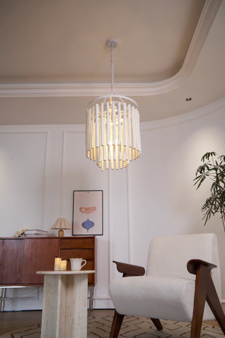 Nyphaiel Lustre en Bois Luxe Postmoderne
