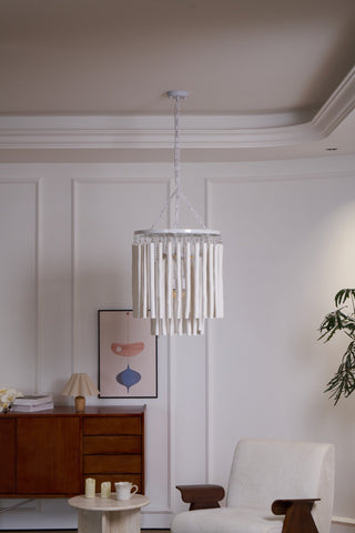 Nyphaiel Lustre en Bois Luxe Postmoderne