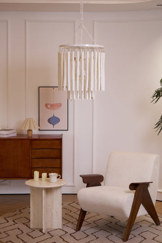 Nyphaiel Lustre en Bois Luxe Postmoderne