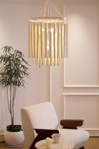 Nyphaiel Lustre en Bois Luxe Postmoderne