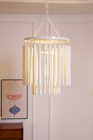 Nyphaiel Lustre en Bois Luxe Postmoderne