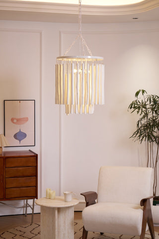 Nyphaiel Lustre en Bois Luxe Postmoderne