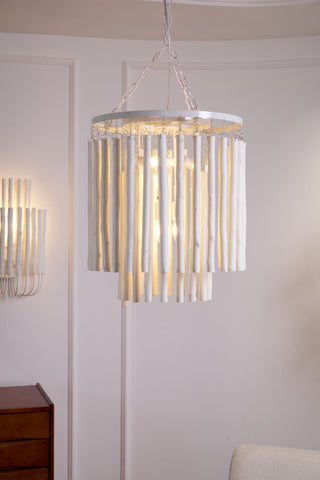Nyphaiel Lustre en Bois Luxe Postmoderne
