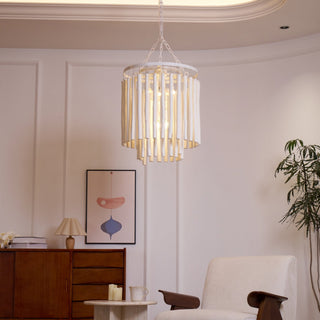 Nyphaiel Lustre en Bois Luxe Postmoderne
