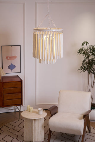 Nyphaiel Lustre en Bois Luxe Postmoderne