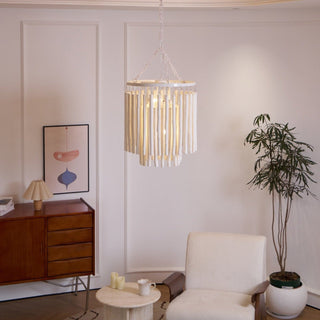 Nyphaiel Lustre en Bois Luxe Postmoderne