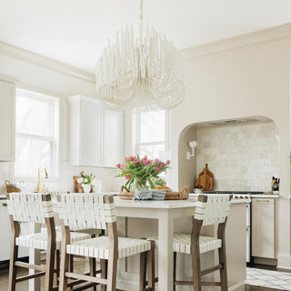Nyphaiel Lustre en Bois Luxe Postmoderne