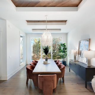 Nyphaiel Lustre en Bois Luxe Postmoderne