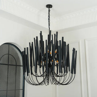 Nyphaiel Lustre en Bois Luxe Postmoderne