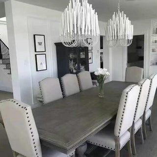 Nyphaiel Lustre en Bois Luxe Postmoderne