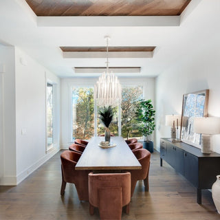 Nyphaiel Lustre en Bois Luxe Postmoderne