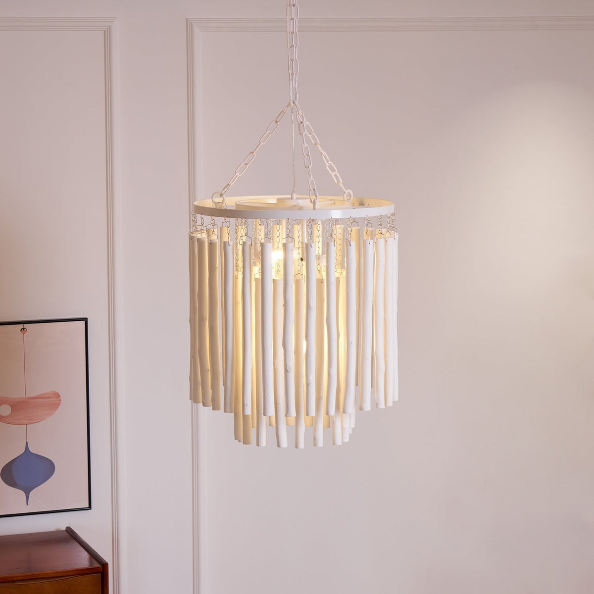 Talaria Lustre en Bois Luxe Postmoderne
