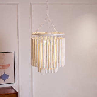 Nyphaiel Lustre en Bois Luxe Postmoderne