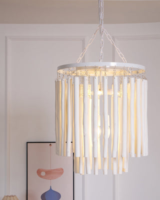 Nyphaiel Lustre en Bois Luxe Postmoderne