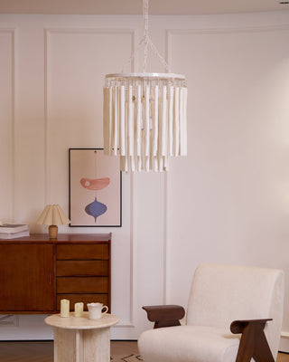 Nyphaiel Lustre en Bois Luxe Postmoderne