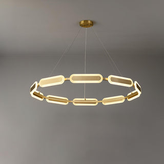 Lustra Lustre Anneau Géométrique en Laiton