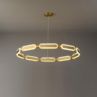 Lustra Lustre Anneau Géométrique en Laiton