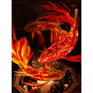 Orshair Individuel Créativité Métal Bois Lustre