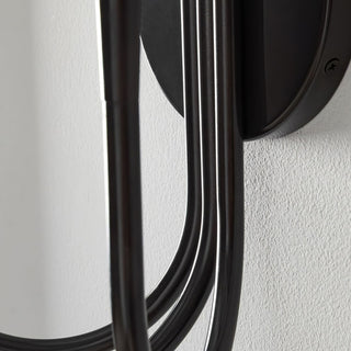Swoop Applique Murale à Bras en Verre Élégance Premium